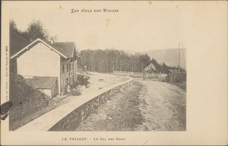 Carte postale ancienne Carte postale, Le Thillot, Le Col des Croix