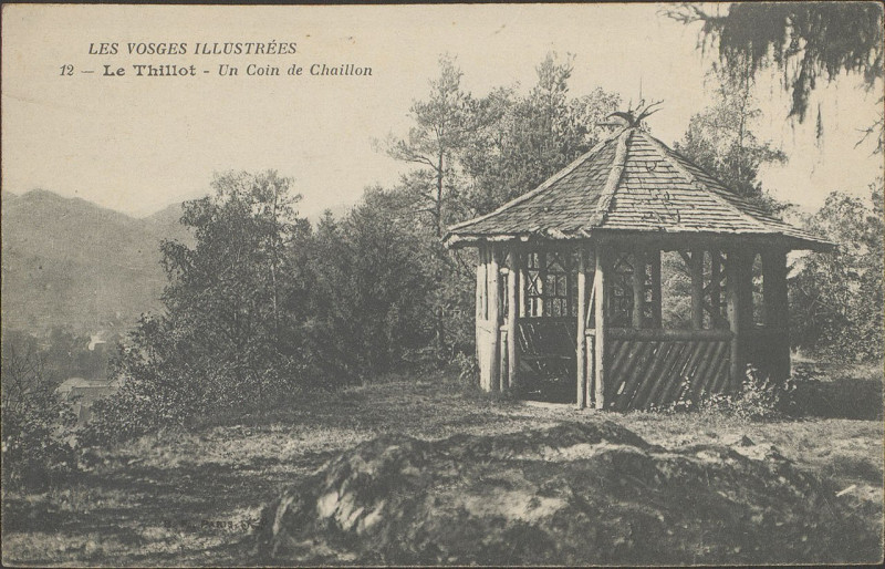 Carte postale ancienne Carte postale, Le Thillot, Un coin de Chaillon