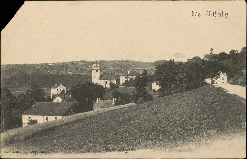Carte postale ancienne Carte postale, Le Tholy, L'Eglise