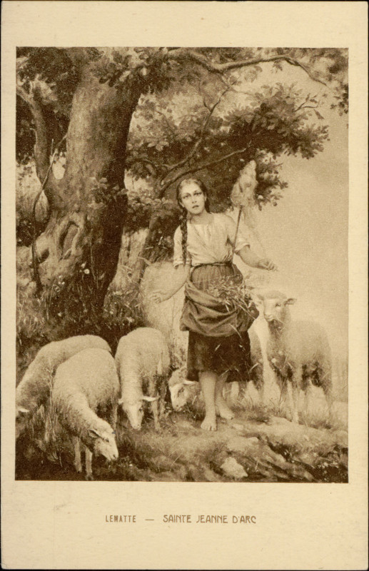 Carte postale ancienne Carte postale, Lematte, Sainte Jeanne d'Arc