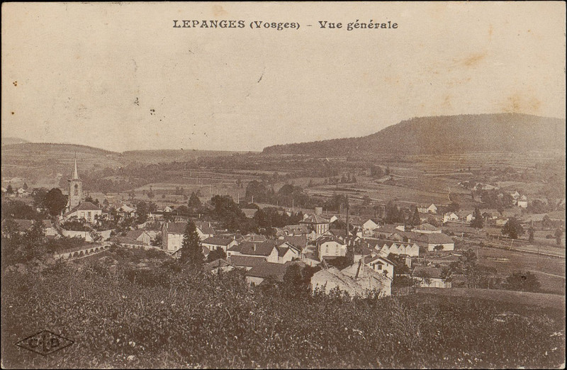 Carte postale ancienne Carte postale, Lepanges (Vosges), Vue générale