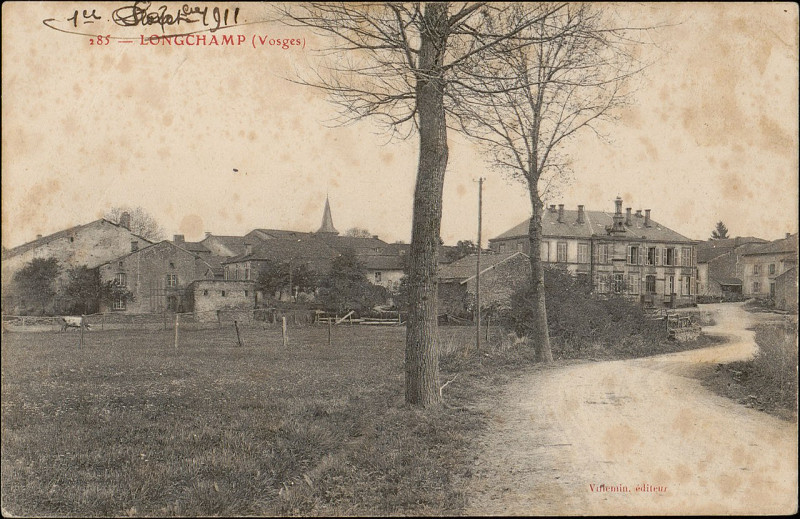 Carte postale ancienne Carte postale, Longchamp (Vosges)