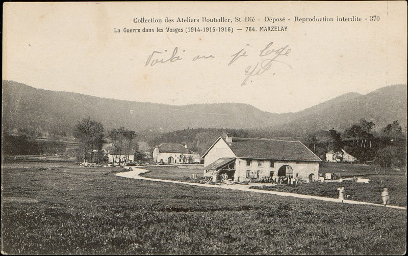 Carte postale ancienne Carte postale, Marzelay