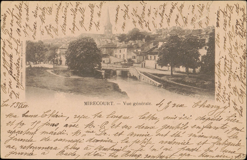 Carte postale ancienne Carte postale, Mirecourt, Vue générale 3