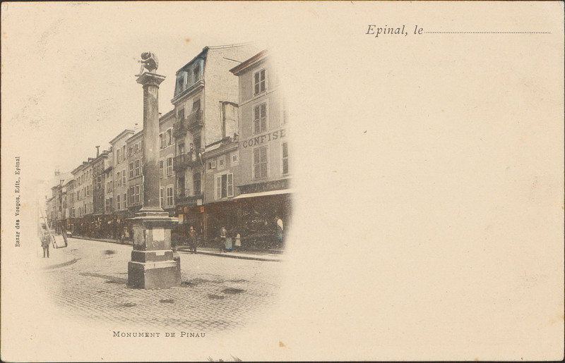 Carte postale ancienne Carte postale, Monument de Pinau