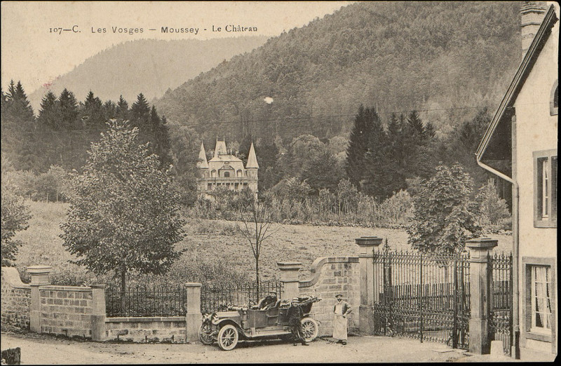 Carte postale ancienne Carte postale, Moussey, Le Château