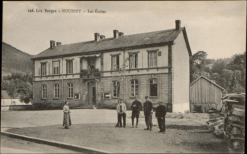Carte postale ancienne Carte postale, Moussey, Les Ecoles