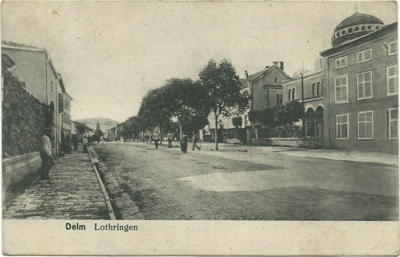 Carte postale ancienne Delm. Synagoge à Gazeran