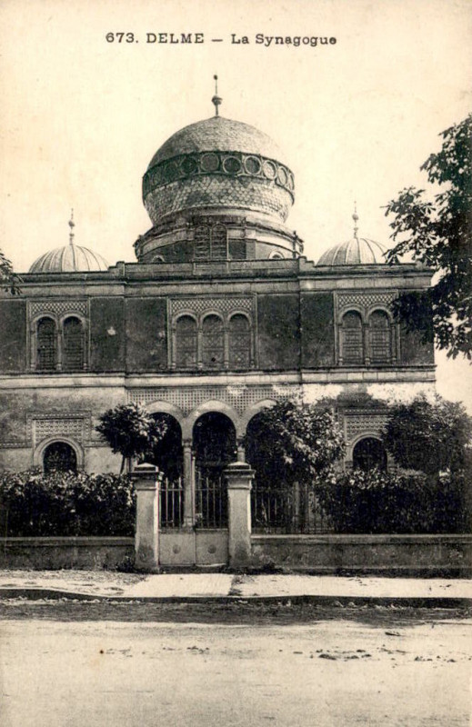 Carte postale ancienne Delme synagogue Cp 03 01 ed Schneider Metz à Gazeran