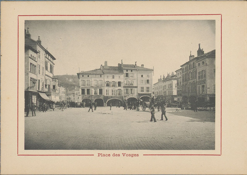 Carte postale ancienne Carte postale, Place des Vosges 2