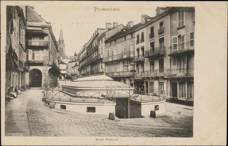 Carte postale ancienne Carte postale, Plombières, Bain romain 2