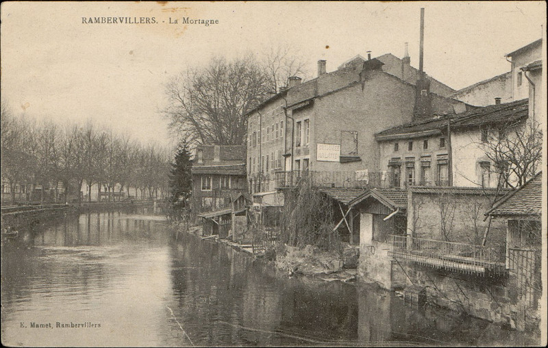 Carte postale ancienne Carte postale, Rambervillers, La Mortagne