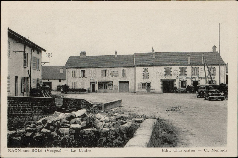Carte postale ancienne Carte postale, Raon-aux-Bois (Vosges), Le Centre