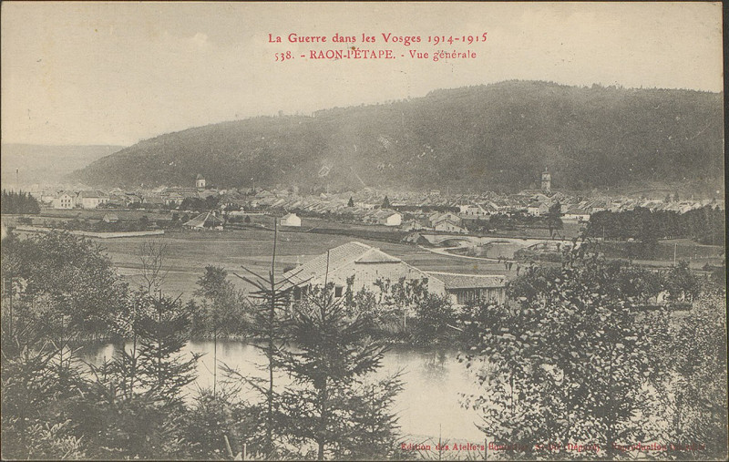 Carte postale ancienne Carte postale, Raon-l'Etape, Vue générale 2
