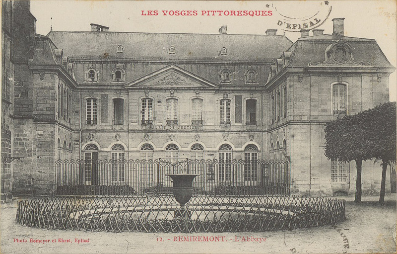 Carte postale ancienne Carte postale, Remiremont, L'Abbaye
