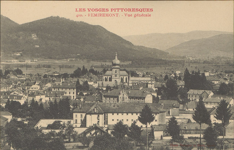 Carte postale ancienne Carte postale, Remiremont, Vue générale 2