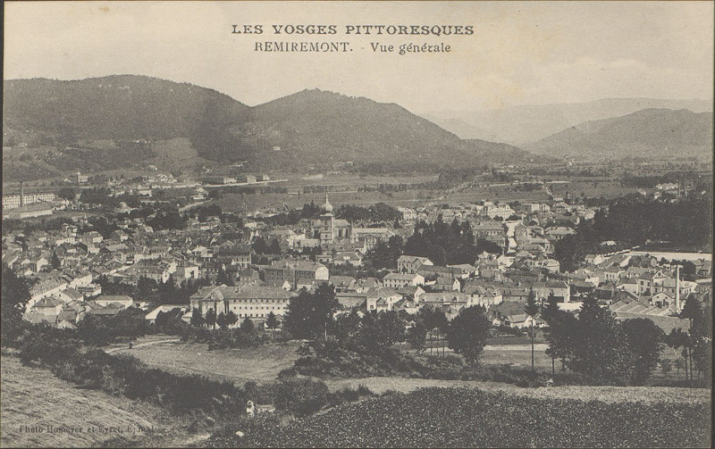Carte postale ancienne Carte postale, Remiremont, Vue générale