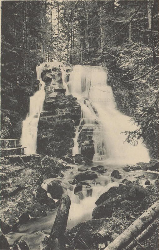 Carte postale ancienne Carte postale, Rochesson, Cascade de Creusegoutte