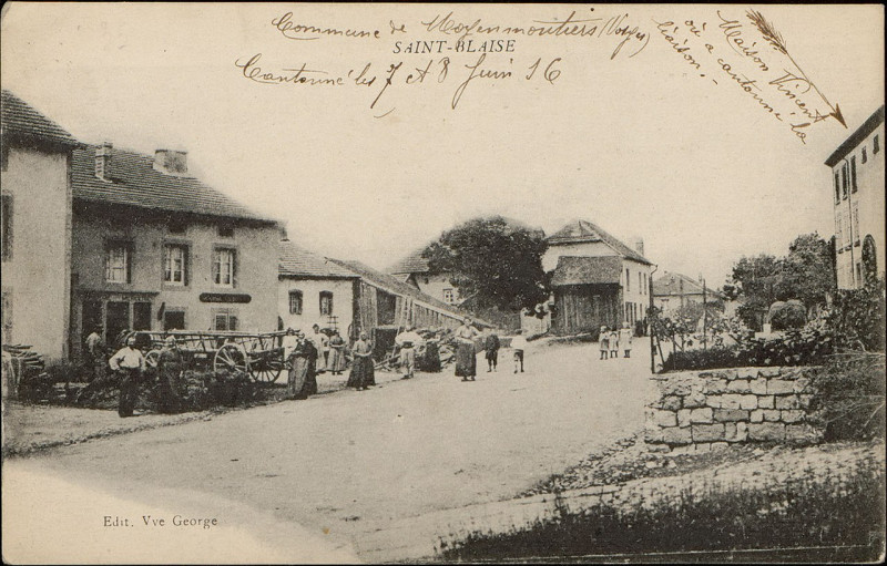 Carte postale ancienne Carte postale, Saint-Blaise