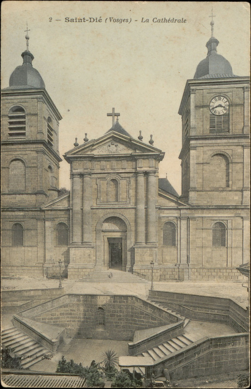 Carte postale ancienne Carte postale, Saint-Dié (Vosges), La Cathédrale