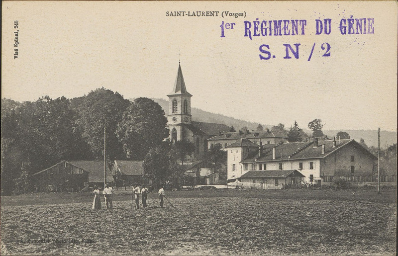 Carte postale ancienne Carte postale, Saint-Laurent (Vosges)