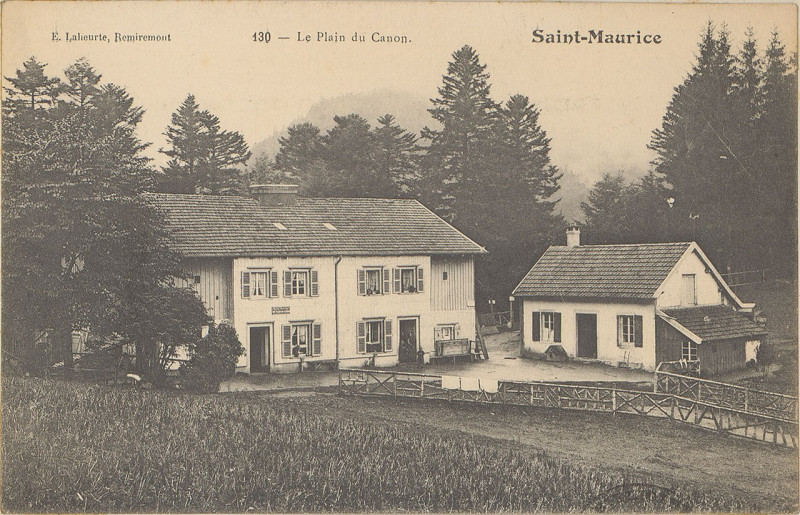 Carte postale ancienne Carte postale, Saint-Maurice, Le Plain du Canon