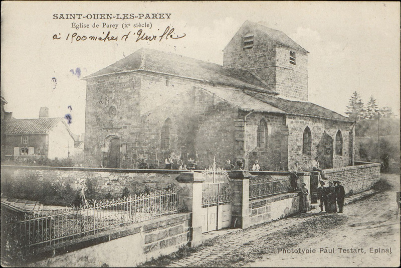 Carte postale ancienne Carte postale, Saint-Ouen-les-Parey, Eglise de Parey (Xe siècle)