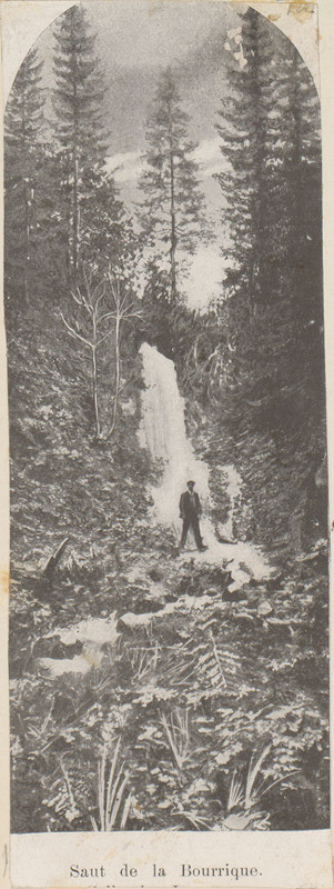 Carte postale ancienne Carte postale, Saut de la Bourrique