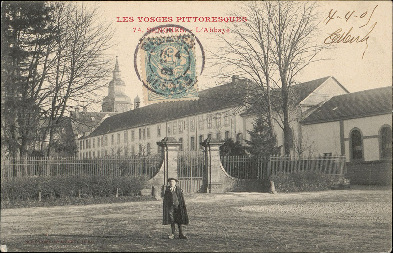 Carte postale ancienne Carte postale, Senones, L'Abbaye