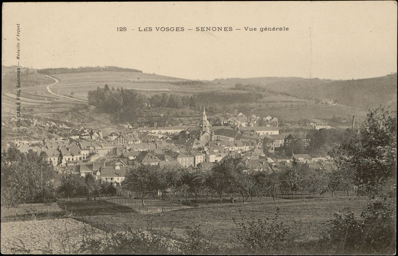 Carte postale ancienne Carte postale, Senones, Vue générale 2