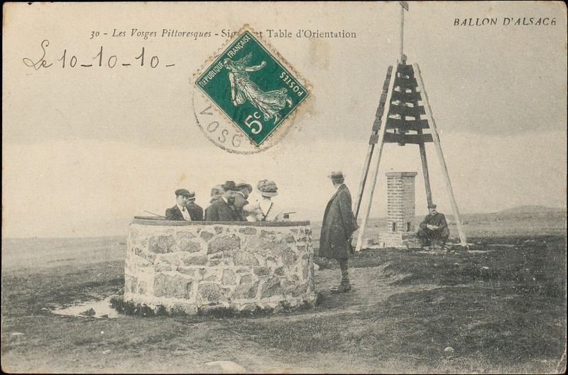 Carte postale ancienne Carte postale, Table d'Orientation