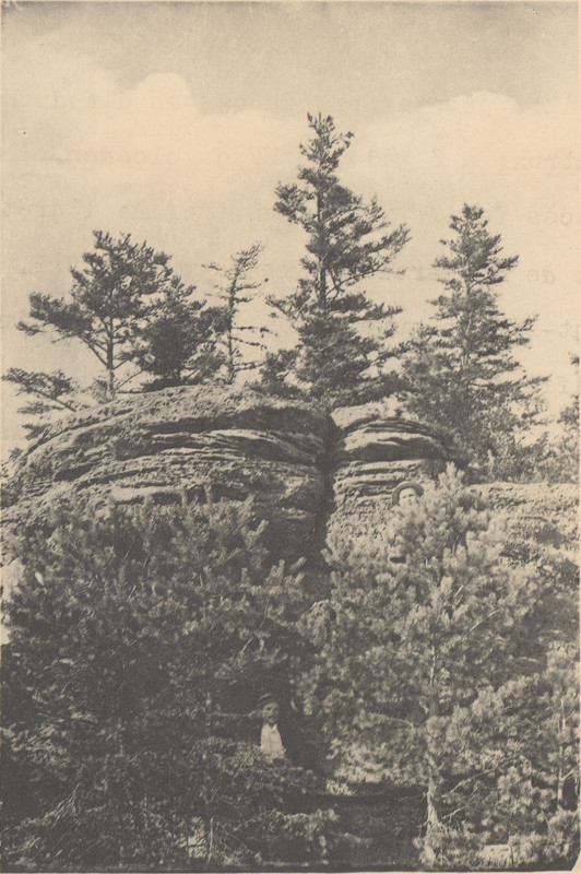 Carte postale ancienne Carte postale, Taintrux, Pierre-percée