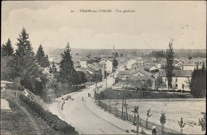 Carte postale ancienne Carte postale, Thaon-les-Vosge, Vue générale