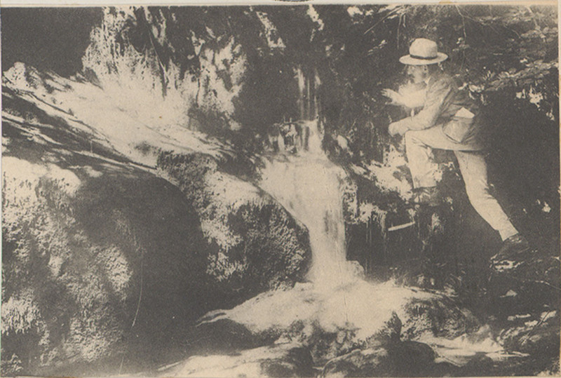 Carte postale ancienne Carte postale, Thuillières, Cascade Saint-Antoine
