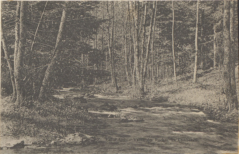 Carte postale ancienne Carte postale, Val d'Ajol, Vallée des Roches