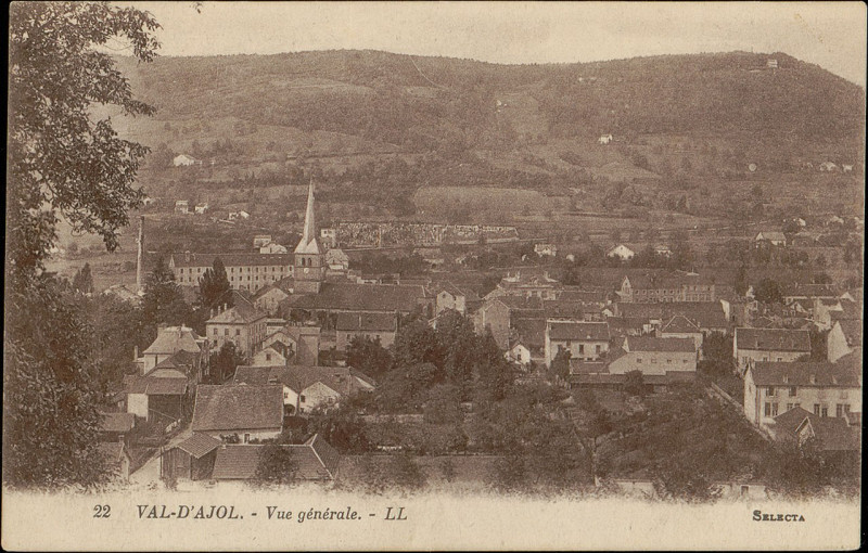 Carte postale ancienne Carte postale, Val-d'Ajol, Vue générale