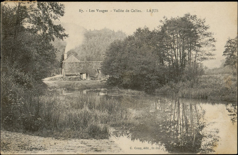 Carte postale ancienne Carte postale, Vallée de Celles, Lajus