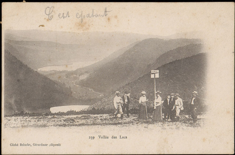 Carte postale ancienne Carte postale, Vallée des Lacs