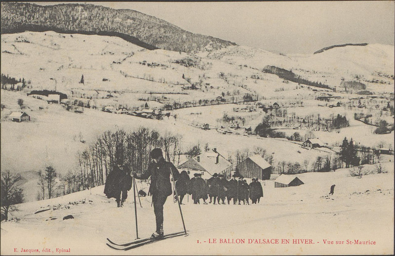 Carte postale ancienne Carte postale, Vue sur St-Maurice