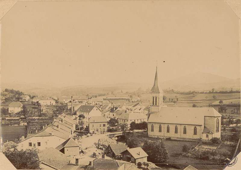Carte postale ancienne Carte postale, Eglise dans les Vosges 2