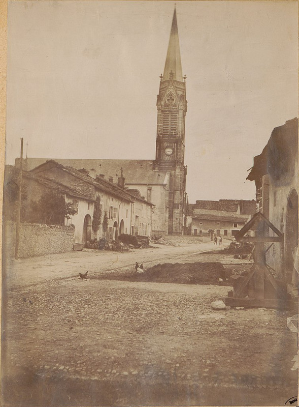 Carte postale ancienne Carte postale, Eglise dans les Vosges