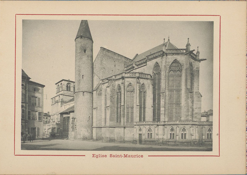 Carte postale ancienne Carte postale, Eglise Saint-Maurice