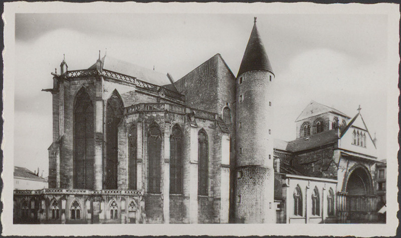 Carte postale ancienne Carte postale, Epinal, Basilique Saint-Maurice 3