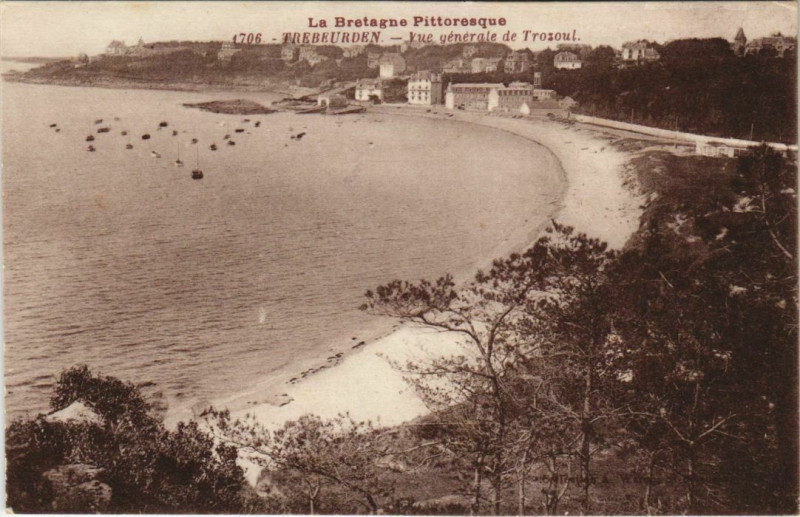 Carte postale ancienne Trebeurden Vue Generale de Trozoul