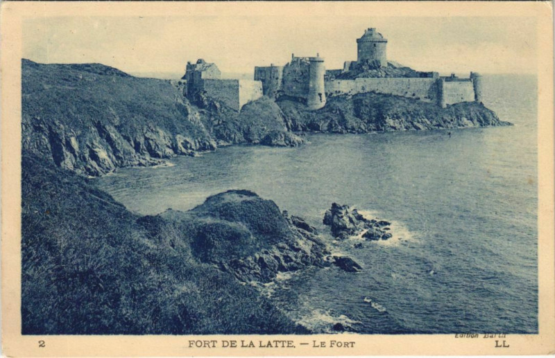 Carte postale ancienne Fort de La Latte