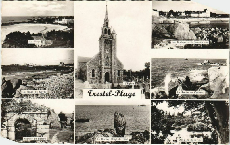 Carte postale ancienne Trestel Trestel-Plage - Scenes