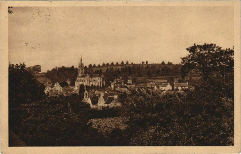 Carte postale ancienne Plesisy Vue Generale