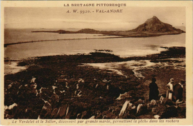 Carte postale ancienne Le Val-Andre La Verdelet et le Sillon