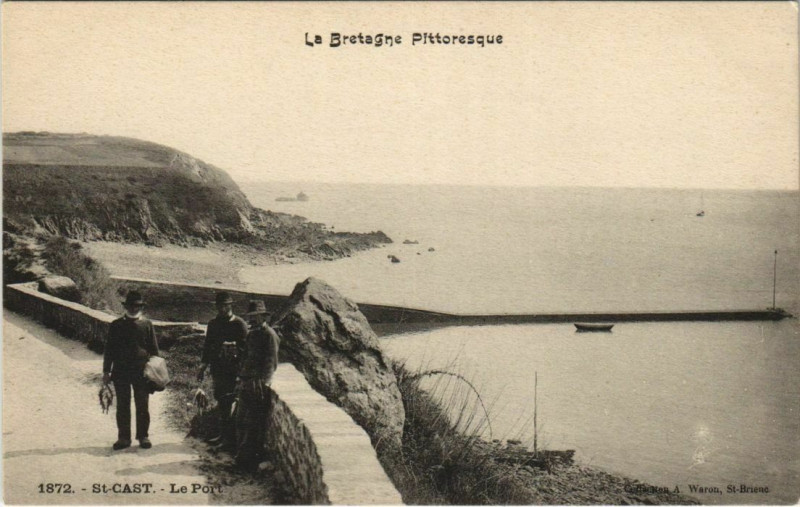 Carte postale ancienne Saint-Cast Le Port