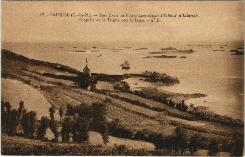 Carte postale ancienne Paimpol Panorama à Paimpol